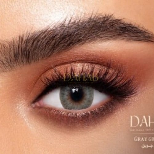 Buy Dahab Sabrin Gray Green Eye Contact Lenses - Gold Collection - dahabcontactlenses.pk