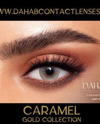 Buy Dahab Caramel Eye Contact Lenses - Gold Collection - dahabcontactlenses.pk
