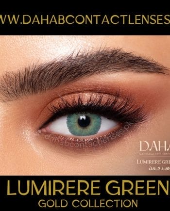 Buy Dahab Lumirere Green Eye Contact Lenses - Gold Collection - dahabcontactlenses.pk