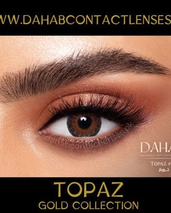 Buy Dahab Topaz Eye Contact Lenses - Gold Collection - dahabcontactlenses.pk